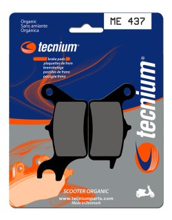 Plaquettes de frein droite TECNIUM organique - ME437