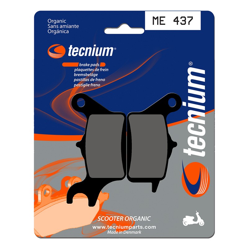 Plaquettes de frein droite TECNIUM organique - ME437 Plaquettes de frein droite TECNIUM organique - ME437