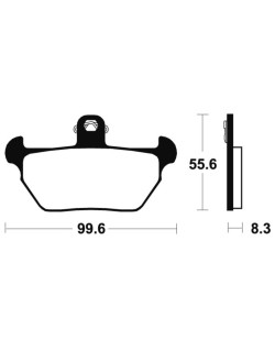 Plaquettes de frein TECNIUM Performance métal fritté - MF144