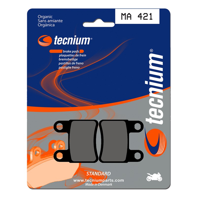 Plaquettes de frein TECNIUM route organique - MA421 Plaquettes de frein TECNIUM route organique - MA421