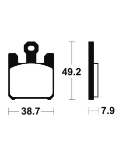 Plaquettes de frein TECNIUM Performance métal fritté - MF288