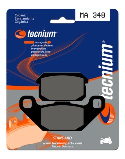 Plaquettes de frein TECNIUM route organique - MA348