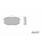 Plaquettes de frein BREMBO route carbone céramique - 07YA1909