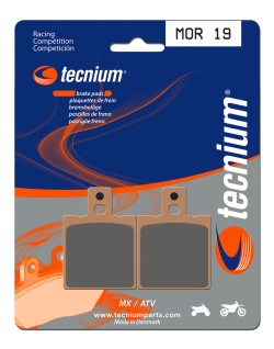 Plaquettes de frein TECNIUM Racing MX/Quad métal fritté - MOR19