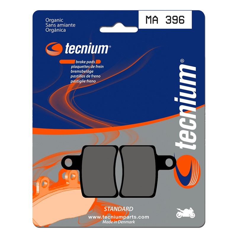 Plaquettes de frein TECNIUM route organique - MA396 Plaquettes de frein TECNIUM route organique - MA396