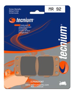 Plaquettes de frein TECNIUM Performance métal fritté - MR92