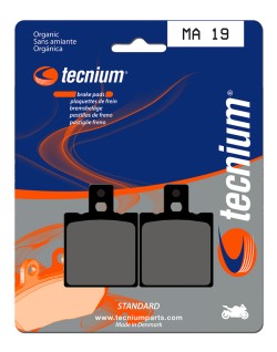 Plaquettes de frein TECNIUM route organique - MA19