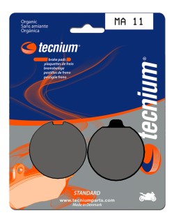 Plaquettes de frein TECNIUM route organique - MA11