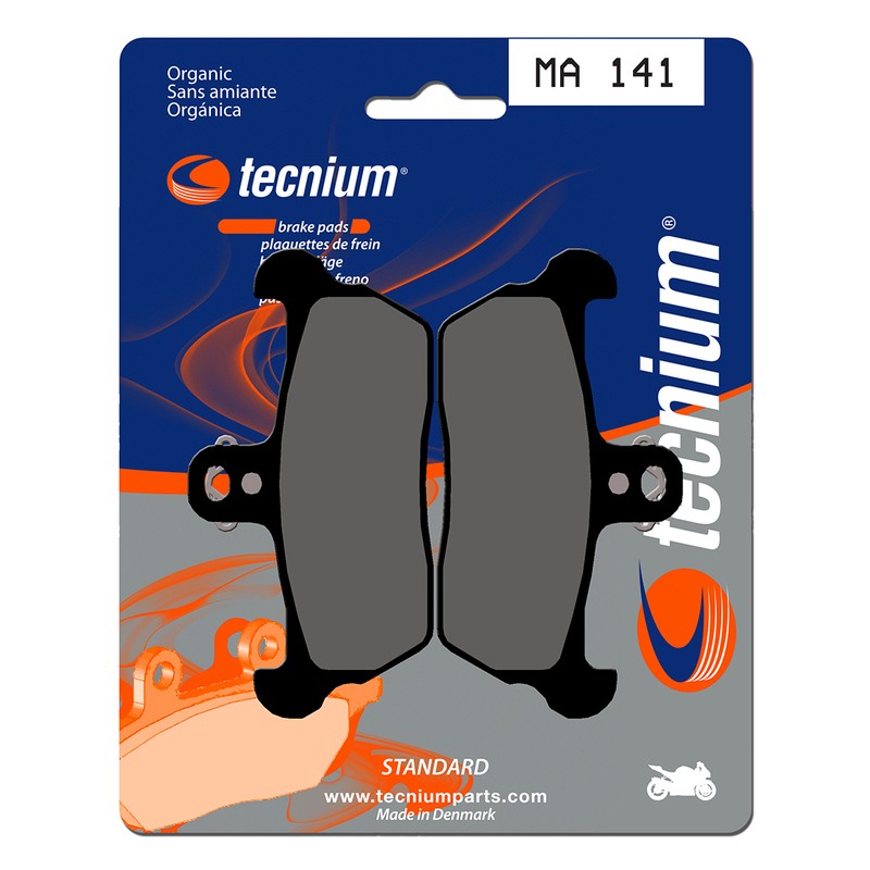 Plaquettes de frein TECNIUM route organique - MA141 Plaquettes de frein TECNIUM route organique - MA141
