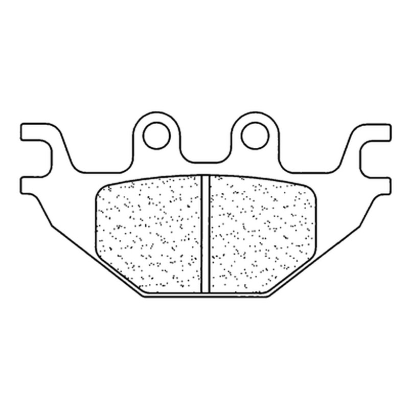 Plaquettes de frein CL BRAKES Quad métal fritté - 1147ATV1