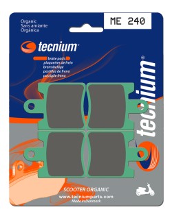 Plaquettes de frein TECNIUM Scooter organique - ME240