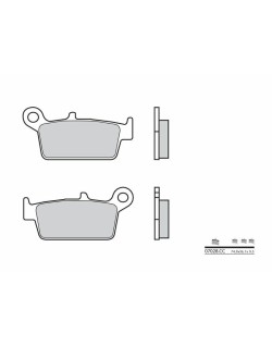 Plaquettes de frein BREMBO Scooter carbone céramique - 07028