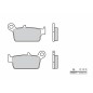 Plaquettes de frein BREMBO Scooter carbone céramique - 07028 Plaquettes de frein BREMBO Scooter carbone céramique - 07028