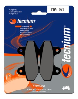 Plaquettes de frein TECNIUM route organique - MA51