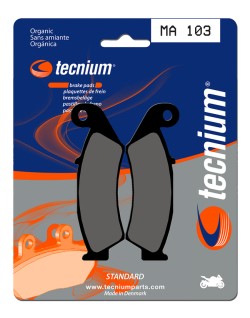 Plaquettes de frein TECNIUM route organique - MA103