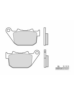 Plaquettes de frein BREMBO route métal fritté - 07HD14SP