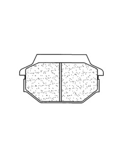 Plaquettes de frein CL BRAKES Quad métal fritté - 1123ATV1