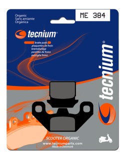 Plaquettes de frein TECNIUM Scooter organique - ME384