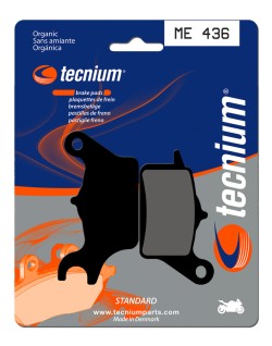 Plaquettes de frein gauche TECNIUM organique - ME436