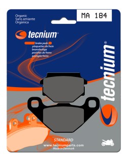 Plaquettes de frein TECNIUM route organique - MA184