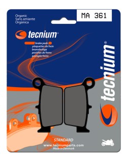 Plaquettes de frein TECNIUM route organique - MA361