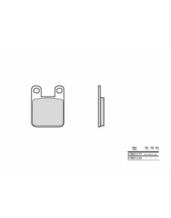 Plaquettes de frein BREMBO route carbone céramique - 07BB1205