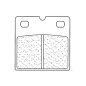 Plaquettes de frein CL BRAKES route métal fritté - 2840A3+ Plaquettes de frein CL BRAKES route métal fritté - 2840A3+