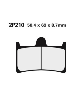 Plaquettes de frein NISSIN route /Off-Road métal fritté - 2P-210ST