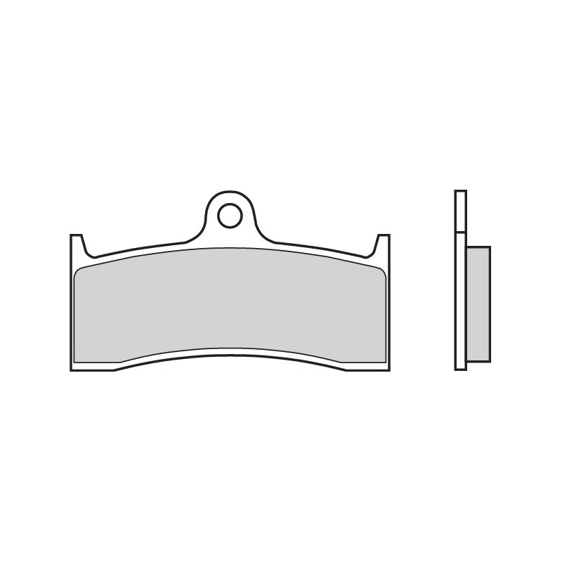 Plaquettes de frein BREMBO route métal fritté - 07KA20SA Plaquettes de frein BREMBO route métal fritté - 07KA20SA