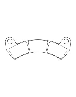 Plaquettes de frein CL BRAKES Quad métal fritté - 1247ATV1