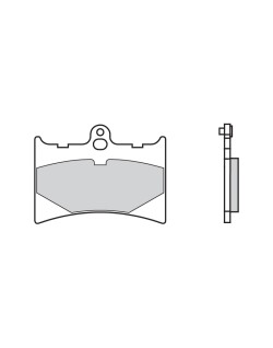 Plaquettes de frein BREMBO route/sport métal fritté - 07GR56SR