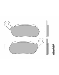 Plaquettes de frein BREMBO route métal fritté - 07HD07SP