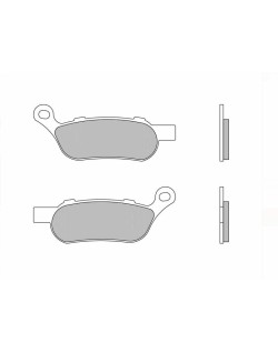 Plaquettes de frein BREMBO route métal fritté - 07HD07SP
