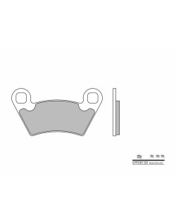 Plaquettes de frein BREMBO Off-Road métal fritté - 07PO07SD