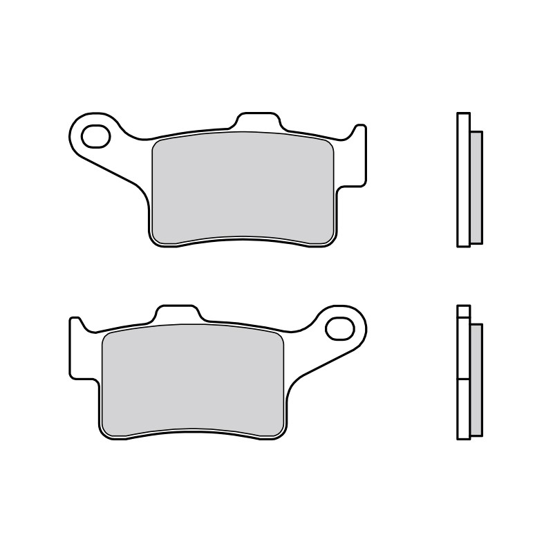 Plaquettes de frein BREMBO route métal fritté - 07GR88SA Plaquettes de frein BREMBO route métal fritté - 07GR88SA