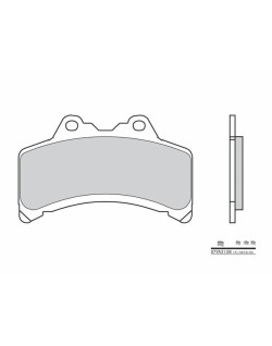 Plaquettes de frein BREMBO route carbone céramique - 07YA3108
