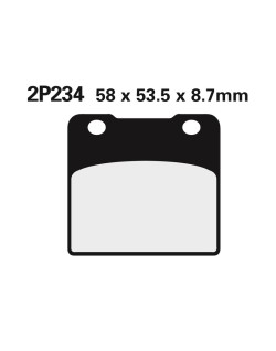 Plaquettes de frein NISSIN route semi-métallique - 2P-234NS