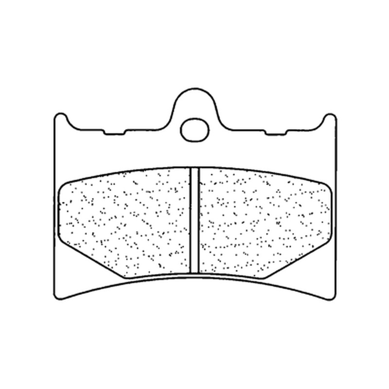 Plaquettes de frein CL BRAKES Racing métal fritté - 2398C60