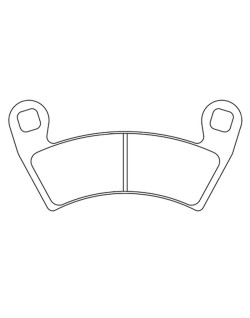 Plaquettes de frein CL BRAKES Quad métal fritté - 1229ATV1