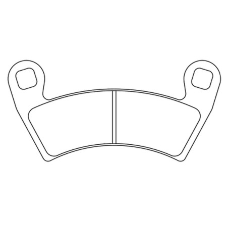 Plaquettes de frein CL BRAKES Quad métal fritté - 1229ATV1