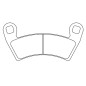 Plaquettes de frein CL BRAKES Quad métal fritté - 1229ATV1
