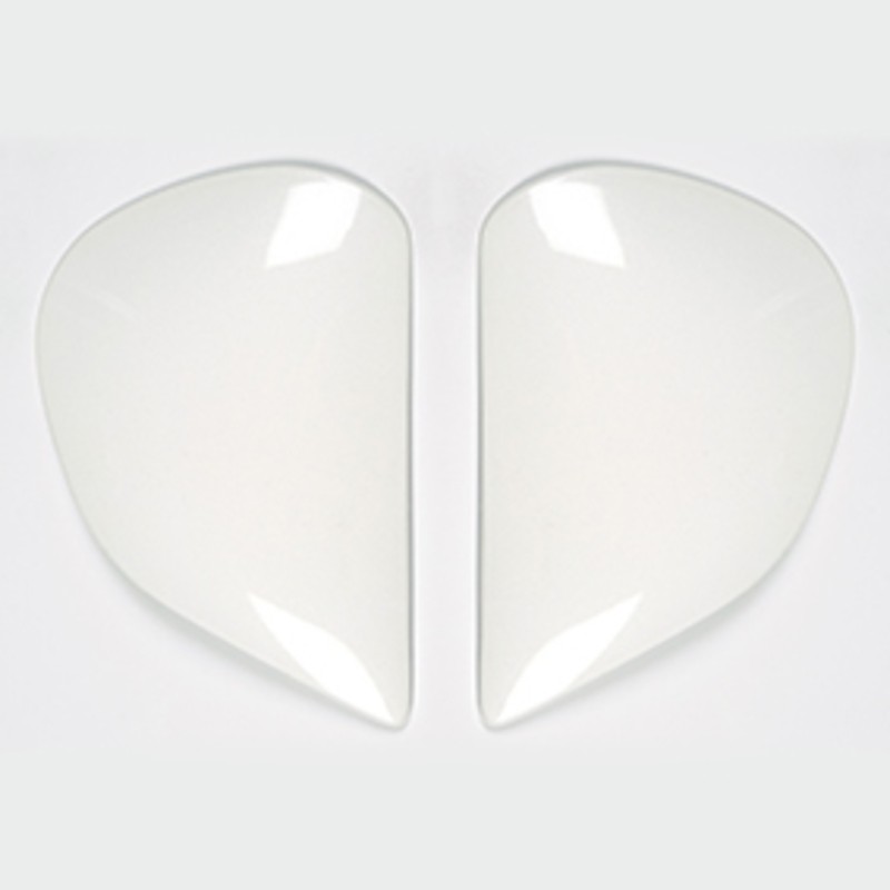 Plaques pivot ARAI Super AdSis J (LRS) Diamond White pour casques RX-7 GP/Viper/Astro-Light/Quantum/Quantum-ST/Quantum-ST PRO/Ch