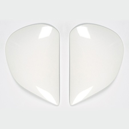 Plaques pivot ARAI Super AdSis J (LRS) Diamond White pour casques RX-7 GP/Viper/Astro-Light/Quantum/Quantum-ST/Quantum-ST PRO/Ch