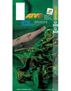 Plaquettes de frein CL BRAKES Quad métal fritté - 1235ATV1
