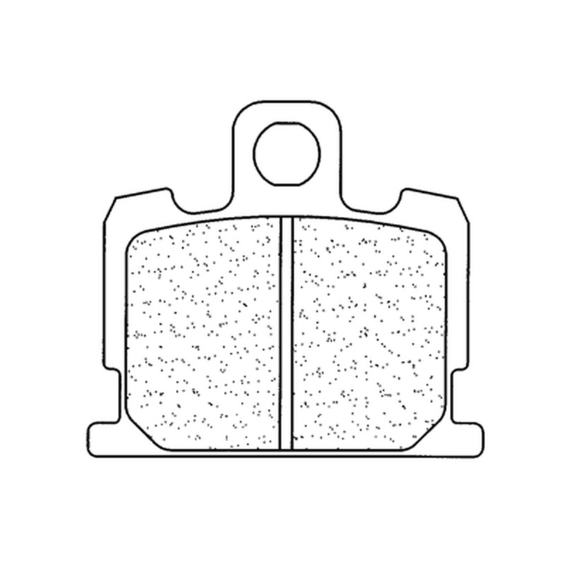 Plaquettes de frein CL BRAKES route métal fritté - 2807A3+ Plaquettes de frein CL BRAKES route métal fritté - 2807A3+