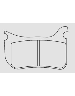 Plaquettes de frein BERINGER Racing métal fritté - KIT1200R8