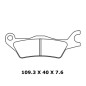 Plaquettes de frein CL BRAKES route métal fritté - 1258A3+ Plaquettes de frein CL BRAKES route métal fritté - 1258A3+