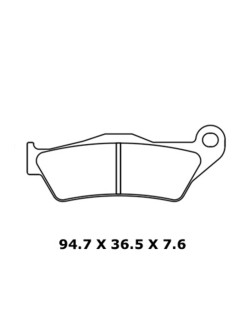 Plaquettes de frein CL BRAKES route métal fritté - 1258A3+