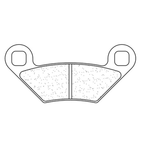 Plaquettes de frein CL BRAKES Quad métal fritté - 1222ATV1