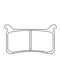 Plaquettes de frein CL BRAKES street métal fritté - 1252A3+